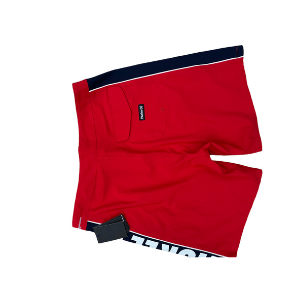 Hurley Men's Swimwear sz 32 Phantom 18" Board-shorts Red‎ Back NWT - Picture 4 of 5